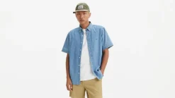 Levi's Kauluspaidat*paita SS Authentic Button Down 0007 Eli Medium Blue Wash