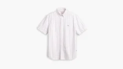 Levi's Kauluspaidat*paita SS Authentic Button Down 0001 Cupertino Stripe Bright White