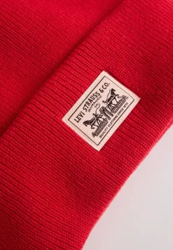 Levi's Hatut, Huivit Ja Käsineet*pipo Backpatch Beanie 0019 Ribbon Red
