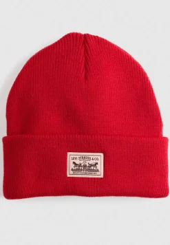 Levi's Hatut, Huivit Ja Käsineet*pipo Backpatch Beanie 0019 Ribbon Red