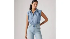 Levi's Topit*pusero Gracen Comm sl blouse 0000 Vaaleansininen