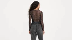 Levi's Puserot*pusero Jewel Mesh Top 0001 Dorothy floral caviar