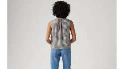 Levi's Topit*toppi Luella Sl Blouse 0001 Milo Plaid Egret