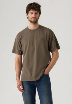 Levi's T-Paidat*t-paita 0175 Red Tab Vintage Tee 0175 Garment Dye Khaki Green