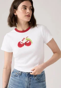 Levi's Trikoopaidat Ja Colleget*t-paita GR Sporty Tee Cherry 0073 Fruit Cherry