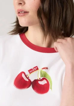 Levi's Trikoopaidat Ja Colleget*t-paita GR Sporty Tee Cherry 0073 Fruit Cherry
