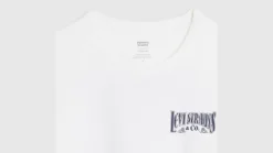 Levi's T-Paidat*t-paita Graphic Crewneck Tee 1855 Brin Music Inspired White