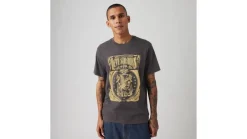 Levi's T-Paidat*t-paita Graphic Crewneck Tee 1854 Brin Music Inspired Phantom