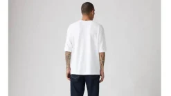 Levi's T-Paidat*t-paita Half Sleeve Pique Tee 0001 Bright white