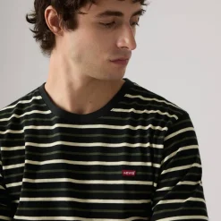Levi's T-Paidat*® t-paita Original Housemark Tee 0303 Andor Stripe Jet Black
