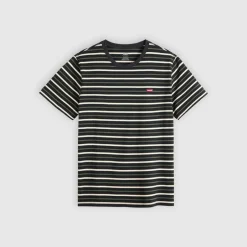 Levi's T-Paidat*® t-paita Original Housemark Tee 0303 Andor Stripe Jet Black
