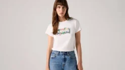 Levi's Trikoopaidat Ja Colleget*T-paita Perfect tee 2931 Valkoinen Dahlia