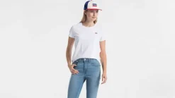 Levi's Trikoopaidat Ja Colleget*t-paita Perfect T-shirt 0006 White