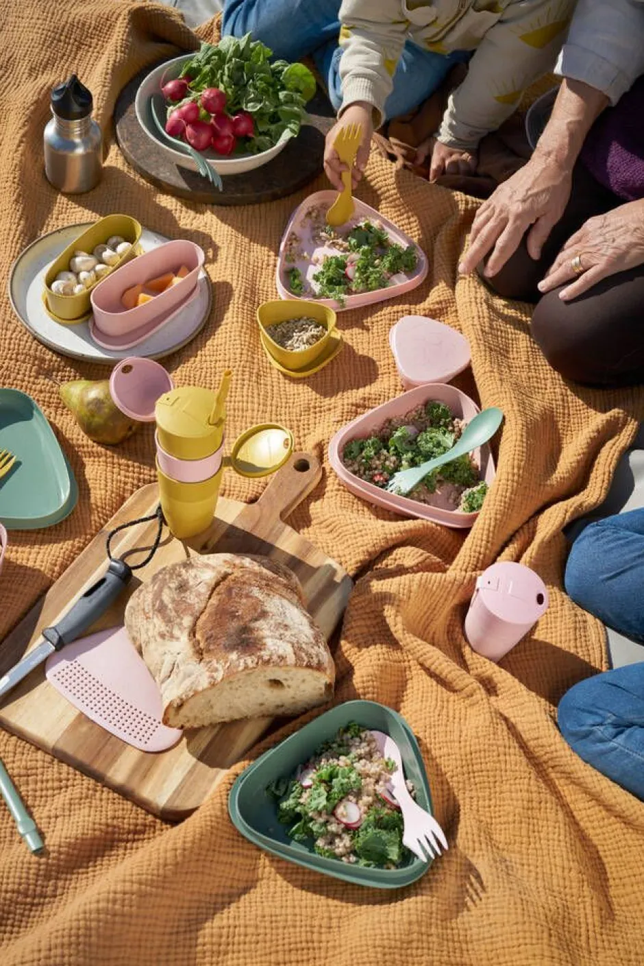Light my fire Retkeilytarvikkeet*LunchKit BIO astiasarja dustypink
