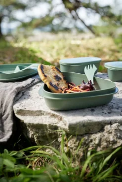 Light my fire Retkeilytarvikkeet*LunchKit BIO astiasarja sandygreen