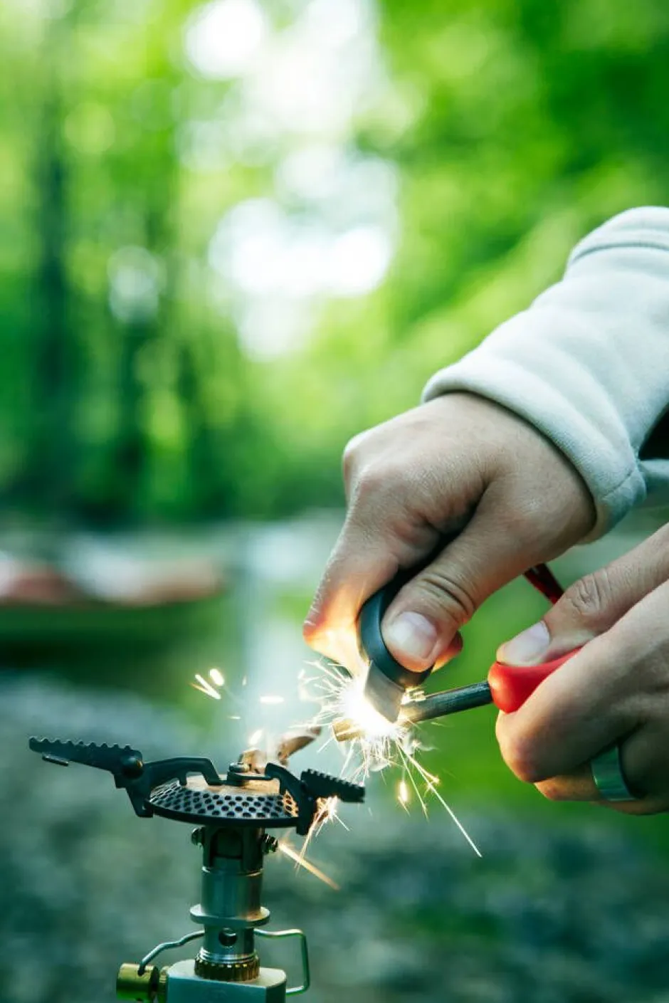 Light my fire Retkeilytarvikkeet*tulustikku FireSteel BIO Army slatyblack