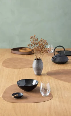 LIND DNA Keittiötekstiilit*pöytätabletti Nupo Curve L Nature