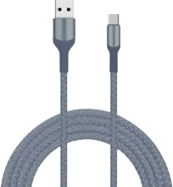 Livia Kuulokkeet Ja Puhelintarvikkeet*latausjohto USB-C, 2 m harmaa