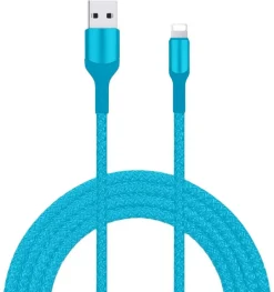 Livia Kuulokkeet Ja Puhelintarvikkeet*latausjohto USB-lightning, 2 m turkoosi