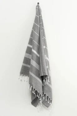 4Living Kylpyhuone- Ja Saunatekstiilit|Kylpyhuone- Ja Saunatekstiilit*hamam pyyhe 80x150 cm harmaa