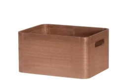 4Living Säilytyskorit Ja Laatikot|Ruoansäilytys Ja Järjestys*puulaatikko 26x20x13,5 cm ruskea