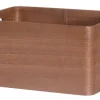 4Living Säilytyskorit Ja Laatikot|Ruoansäilytys Ja Järjestys*puulaatikko 35x26x18 cm ruskea