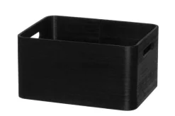 4Living Säilytyskorit Ja Laatikot|Ruoansäilytys Ja Järjestys*puulaatikko 29x22x15 cm musta