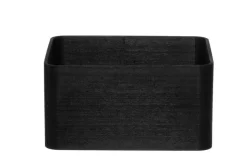 4Living Säilytyskorit Ja Laatikot|Ruoansäilytys Ja Järjestys*puulaatikko 29x22x15 cm musta