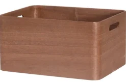 4Living Säilytyskorit Ja Laatikot|Ruoansäilytys Ja Järjestys*puulaatikko 32x24x16,5 cm ruskea