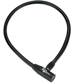 Locksmith Kypärät Ja Tarvikkeet*vaijerilukko Newsnake 600x8 mm musta