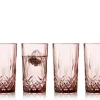 Lyngby Astiat*lasi Highball Sorrento 38 cl 4 kpl/pkt Pink