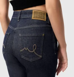 Mac Farkut*farkut 5225 90 Laura 0387L Authentic Stretch Denim Fashion Rinsed D683