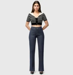Mac Farkut*farkut 5225 90 Laura 0387L Authentic Stretch Denim Fashion Rinsed D683
