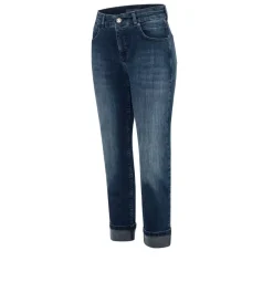 Mac Farkut*farkut Sue relax 5714 90 0387L Authentic Stretch Denim Blue Midnight Wash D886