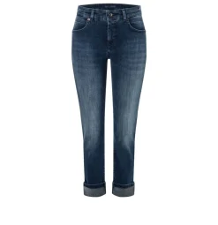 Mac Farkut*farkut Sue relax 5714 90 0387L Authentic Stretch Denim Blue Midnight Wash D886
