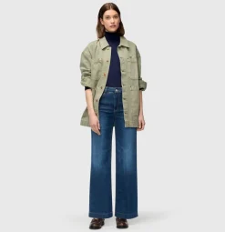 Mac Farkut*farkut Wide Auth.Stretch Denim Fashion Blue Washed D620