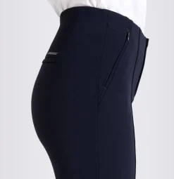 Mac Housut*housut Anna Zip New 198 Dark blue