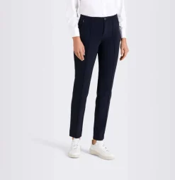 Mac Housut*housut Anna Zip New 198 Dark blue