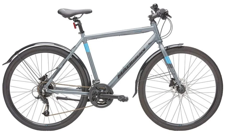 Madison Miesten Pyörät*hybridipyörä Quest Men 28'' 16-v. 53 cm grafiitin harmaa
