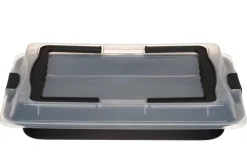 Maku Leivonta*Bake&Carry piirakkavuoka + kansi 3,45 L 42x30x4,5 cm mu