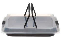 Maku Leivonta*Bake&Carry piirakkavuoka + kansi 3,45 L 42x30x4,5 cm mu