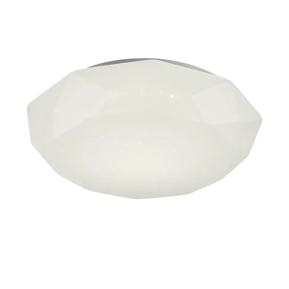 Mantra Sisustusvalaisimet*plafondi Diamante 3000K 41 cm valkoinen