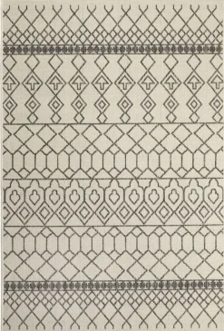 Keskilattiamatot*Matto Saga 160x230 cm valkoinen
