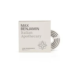 Max Benjamin Tuoksukynttilät Ja Huonetuoksut|Kynttilät Ja Huonetuoksut*autotuoksun täyttöpakkaus Italian Apothecary
