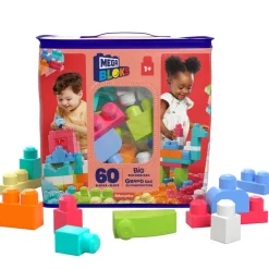 Mega Bloks Vauva- Ja Taaperolelut*Fisher-Price rakennussarja Pink 60 osaa