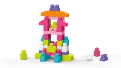 Mega Bloks Vauva- Ja Taaperolelut*Fisher-Price rakennussarja Pink 60 osaa