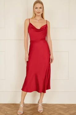 Mela London Lyhyet Juhlamekot*satiinimekko YM3798 slip in