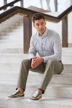 Meyer Housut*housut Bonn 5064 25 Khaki Green