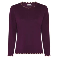 MICHA Neulepuserot*neule 163-199 Plum Purple 2283