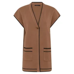 MICHA Liivit|Topit*neuleliivi 105-374 Cognac / Black 34760